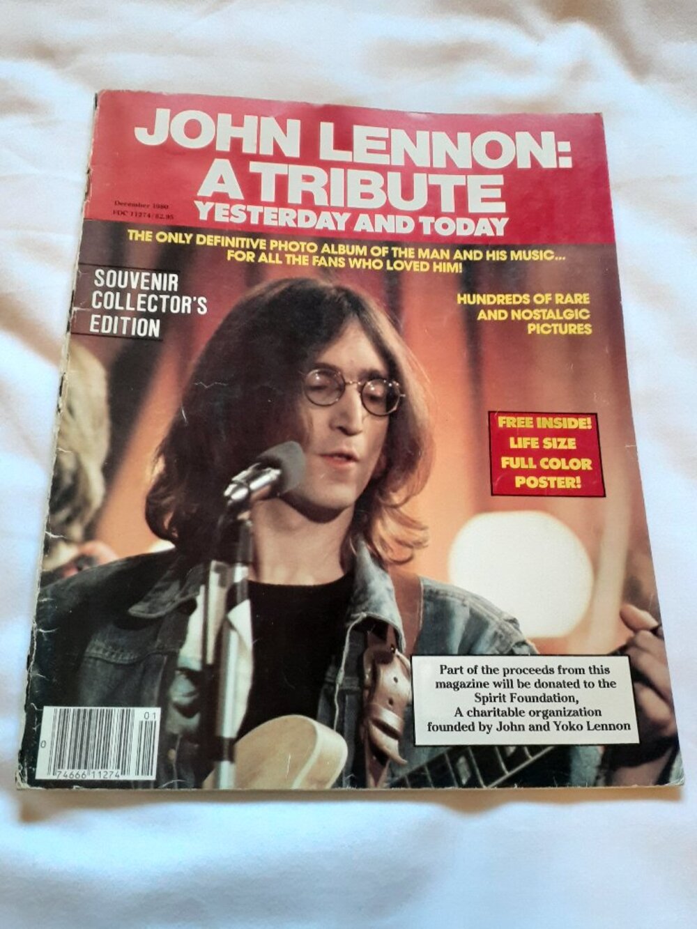 1980 Vintage John Lennon - A Tribute Yesterday and Today
